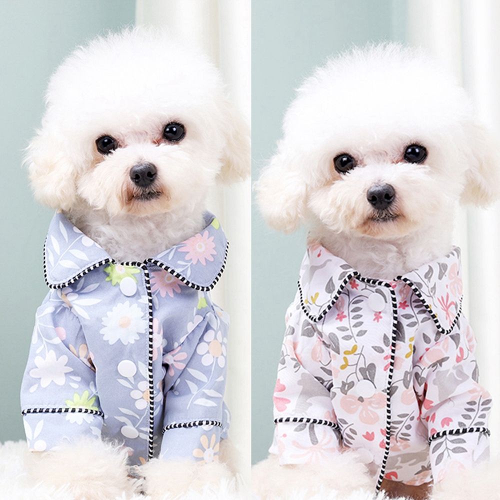 Áo khoác pijama phong cách sang trọng thời trang cho thú cưng chó con chó bull nhỏ trung bình