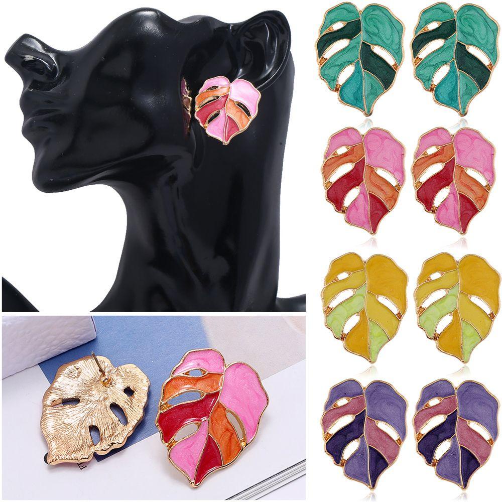 Khuyên Tai Hình Lá Rùa Thời Trang Dành Cho Nữ