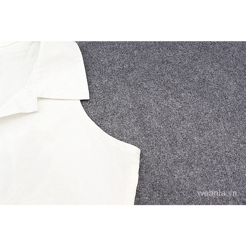 Áo tank top không tay thiết kế xẻ quyến rũ