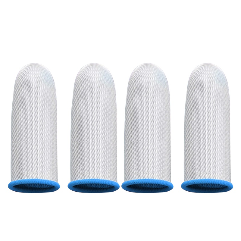 Set 4 Găng Bọc Ngón Tay Bằng Sợi Bạc Dẫn Điện Thoại Chơi Game