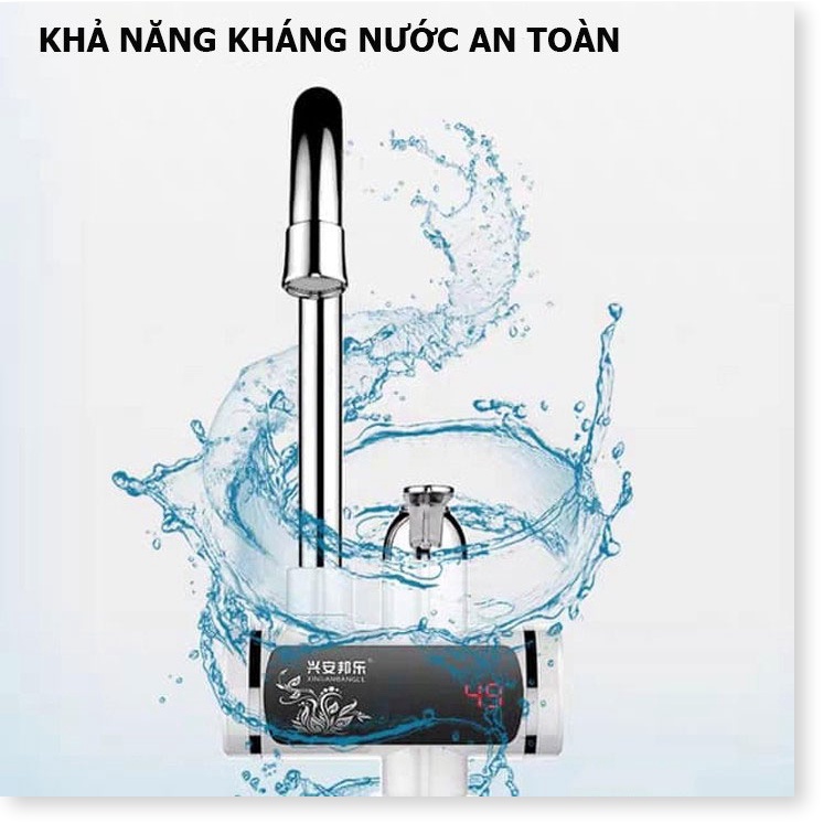 Vòi Nước Nóng Lạnh Trực TiếpChống giậtlàm nóng trực tiếp tại vòi, tiết kiệm điện và nước, có Rơ-le chống giật an toà