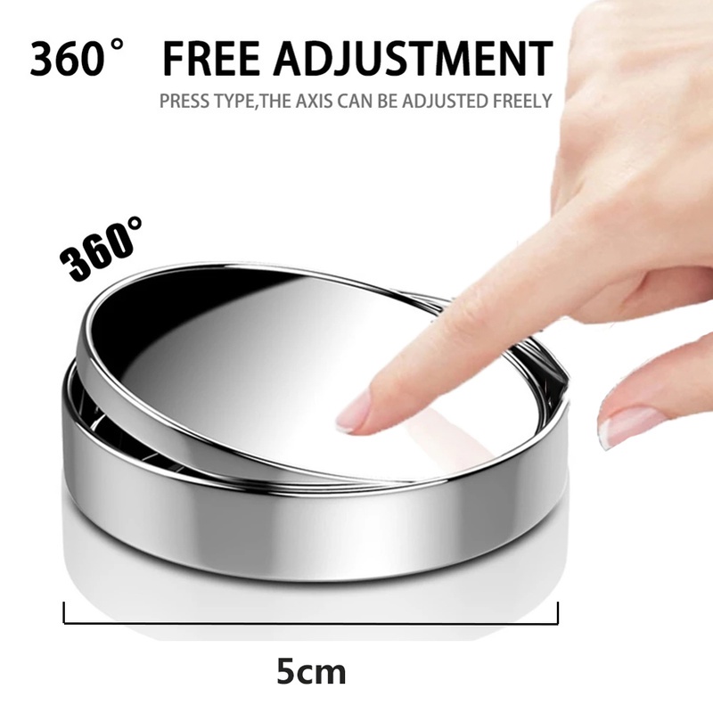 Gương Chiếu Hậu Hình Tròn Nhỏ Tầm Nhìn Lớn Có Thể Điều Chỉnh Cho Xe Hơi
