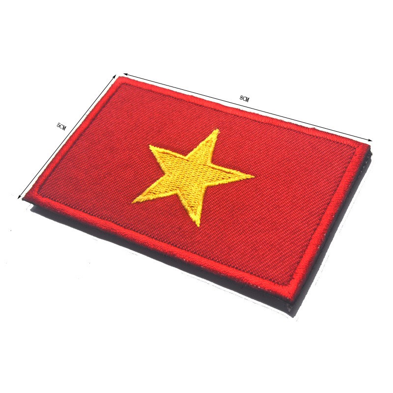 Miếng dán hình lá cờ các nước đẹp mắt