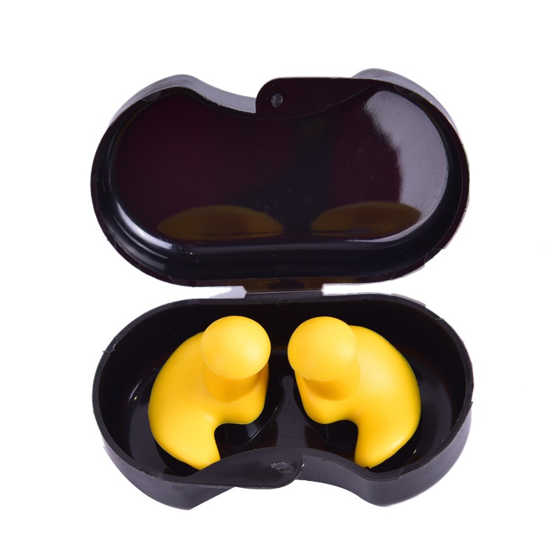 Nút Bịt Tai Bằng Silicone Chống Nước Chống Bụi Dùng Khi Bơi Lội