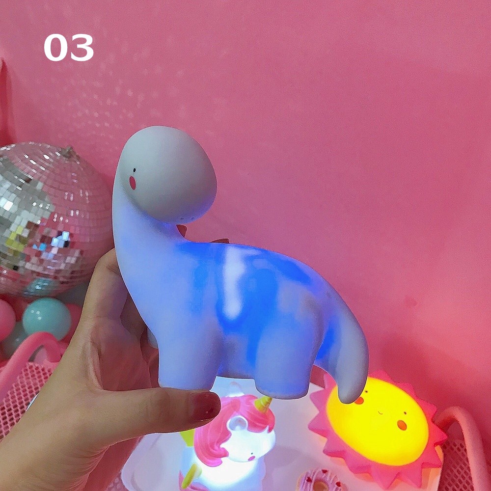 Đèn ngủ trang trí phòng hình ngựa một sừng dễ thương