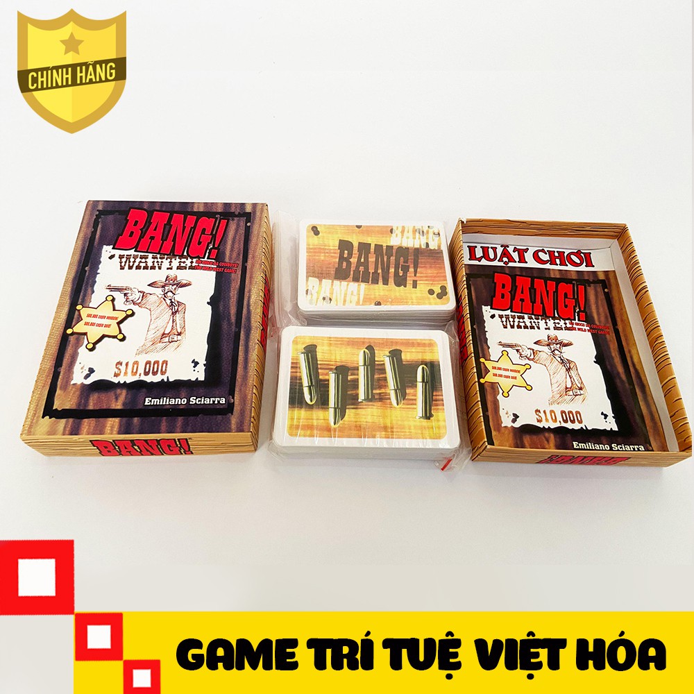 Đồ chơi Board Game Bang mở rộng - Trò chơi nhập vai bắn súng với 103 lá bài [GIÁ CỰC SỐC]