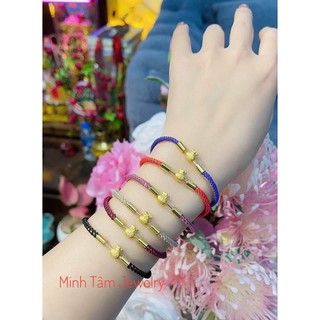 Charm túi tiền 24k chữ Phúc,Túi tiền 24k chữ Love & chữ phúc-Minh Tâm Jewelry