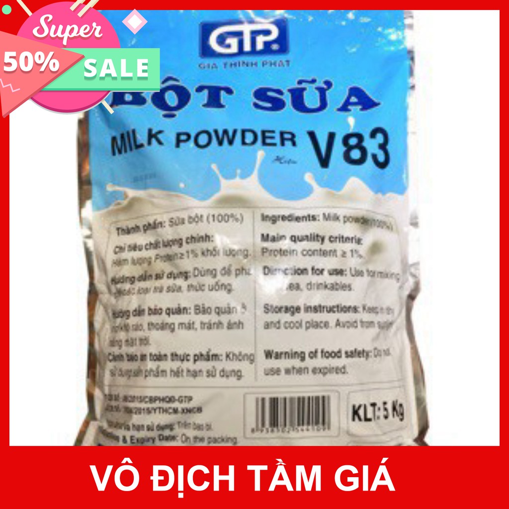 [GIÁ SỈ] Bột Sữa Béo - Bột béo GTP  V83/V73 gói 5kg