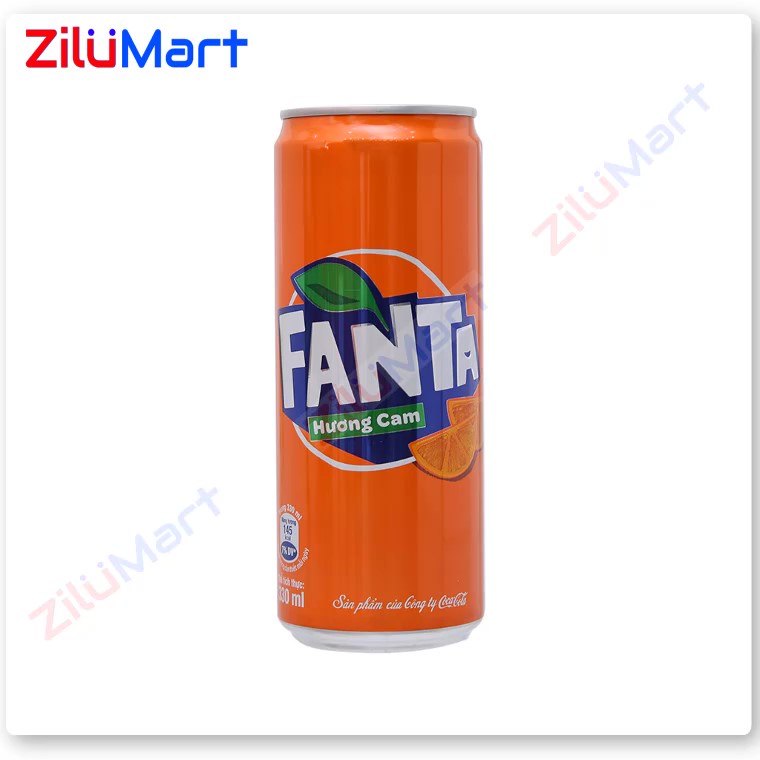 [HỎA TỐC HCM] Lốc 6 lon Fanta hương cam loại 330ml