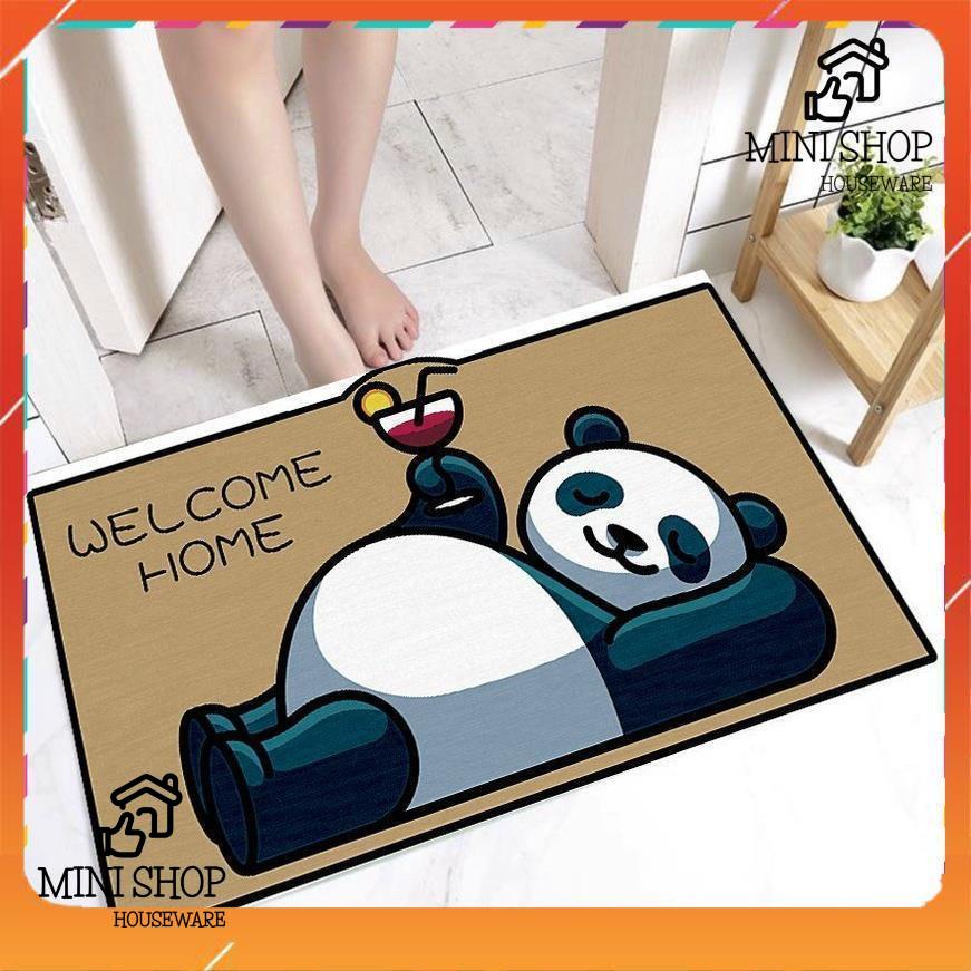 Thảm Lau Chân Hình Thú Cưng 3D Chống Trượt - Mẫu Mới
