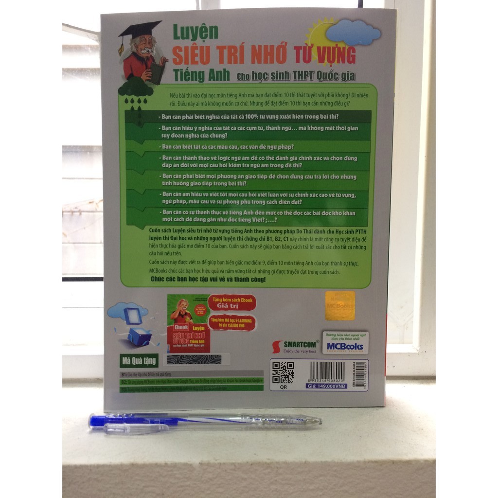 Cuốn sách Luyện Siêu Trí Nhớ Từ Vựng Tiếng Anh Dành Cho Học Sinh THPT Quốc Gia (Thẻ Học Online Ebook) - Nguyễn Văn Hiệp | BigBuy360 - bigbuy360.vn