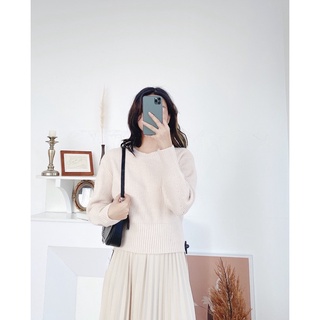 áo len cồ tròn