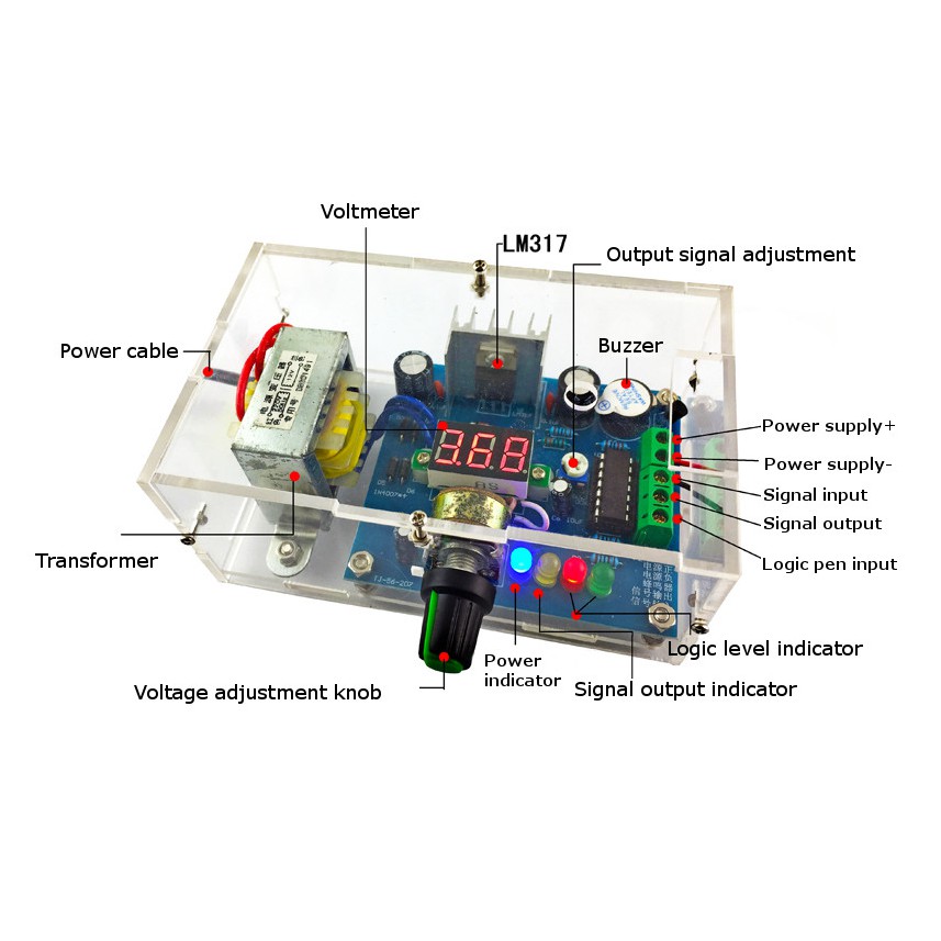 Bảng Mạch Điều Chỉnh Điện Áp Lm317