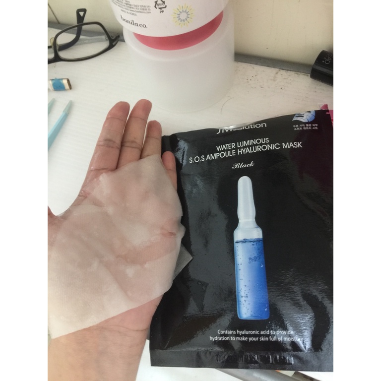 JM Solution Mặt nạ Hàn Quốc  Ngọc Trai, Ốc Sên, Trứng Cá, Mật Ong, Kén Tằm, Bơ, Vita  30l