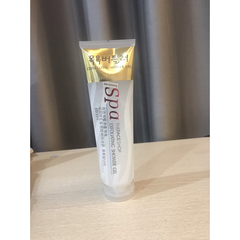 Tẩy tế bào chết Spa Hàn Quốc 350ml Gel tẩy tế bào chết toàn thân, dưỡng da trắng sáng
