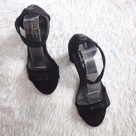 [ẢNH THẬT] Giày cao gót sandal 7 phân quai lưới __LZ075