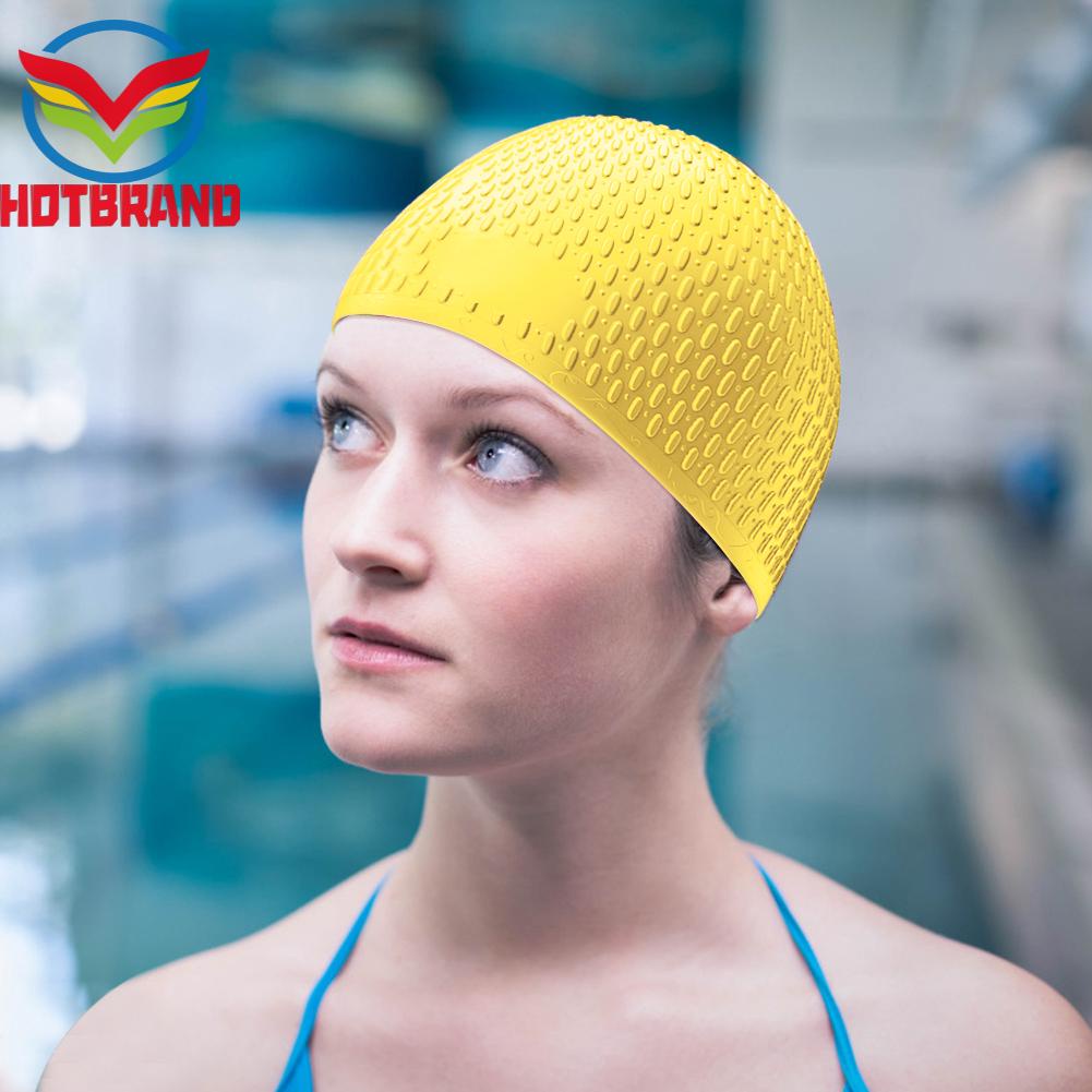 Mũ Bơi Silicone Bảo Vệ Tai Chống Thấm Nước Dành Cho Người Lớn