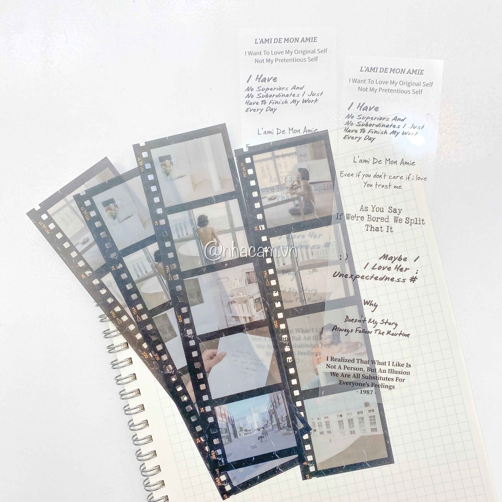 Sticker Ảnh Film Movie Hisome Bullet Journal Nhà Cam