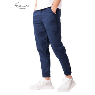 Quần Jogger nam xanh trơn kaki ống bó kiểu dáng thể thao ELNIDO