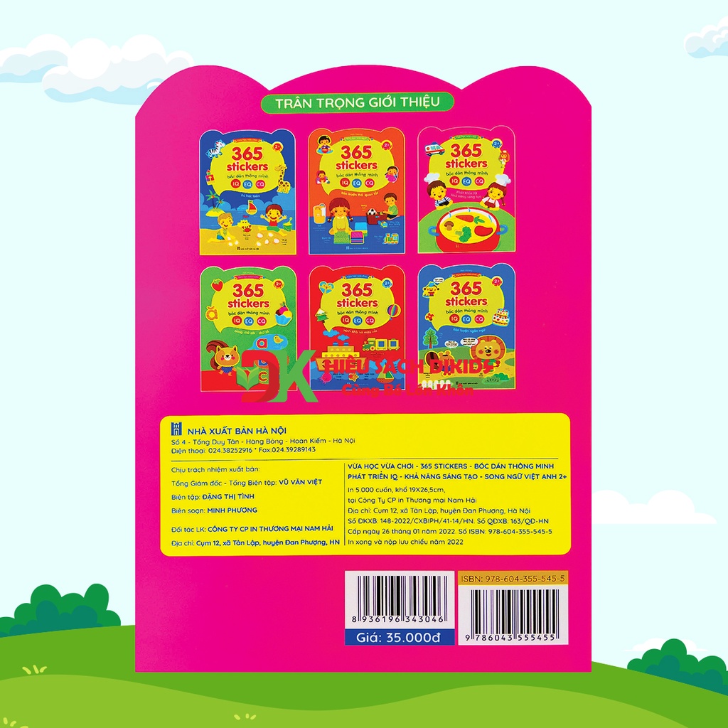 Sách - 365 sticker bóc dán thông minh song ngữ Anh Việt cho bé khám phá thế giới