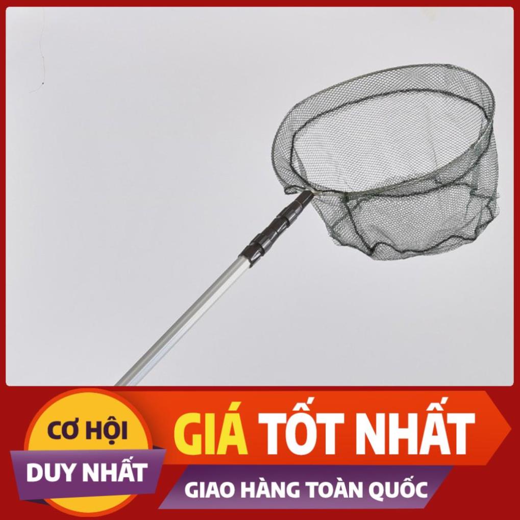 Vợt Cá Gấp Gọn Vành Tròn nhôm 1m5 - 2m1 Shop đồ câu phía bắc