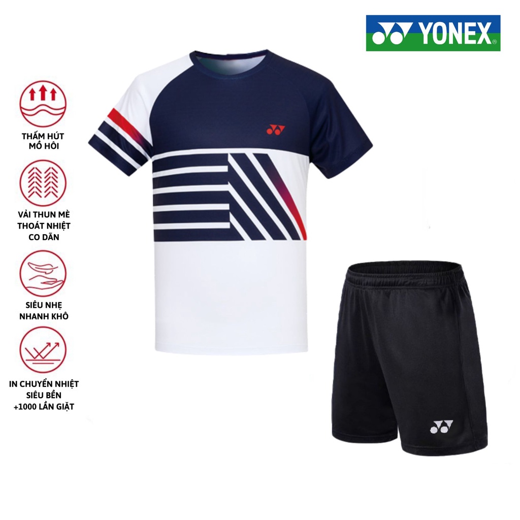 Áo cầu lông, quần cầu lông Yonex chuyên nghiệp mới nhất sử dụng tập luyện và thi đấu cầu lông MS17