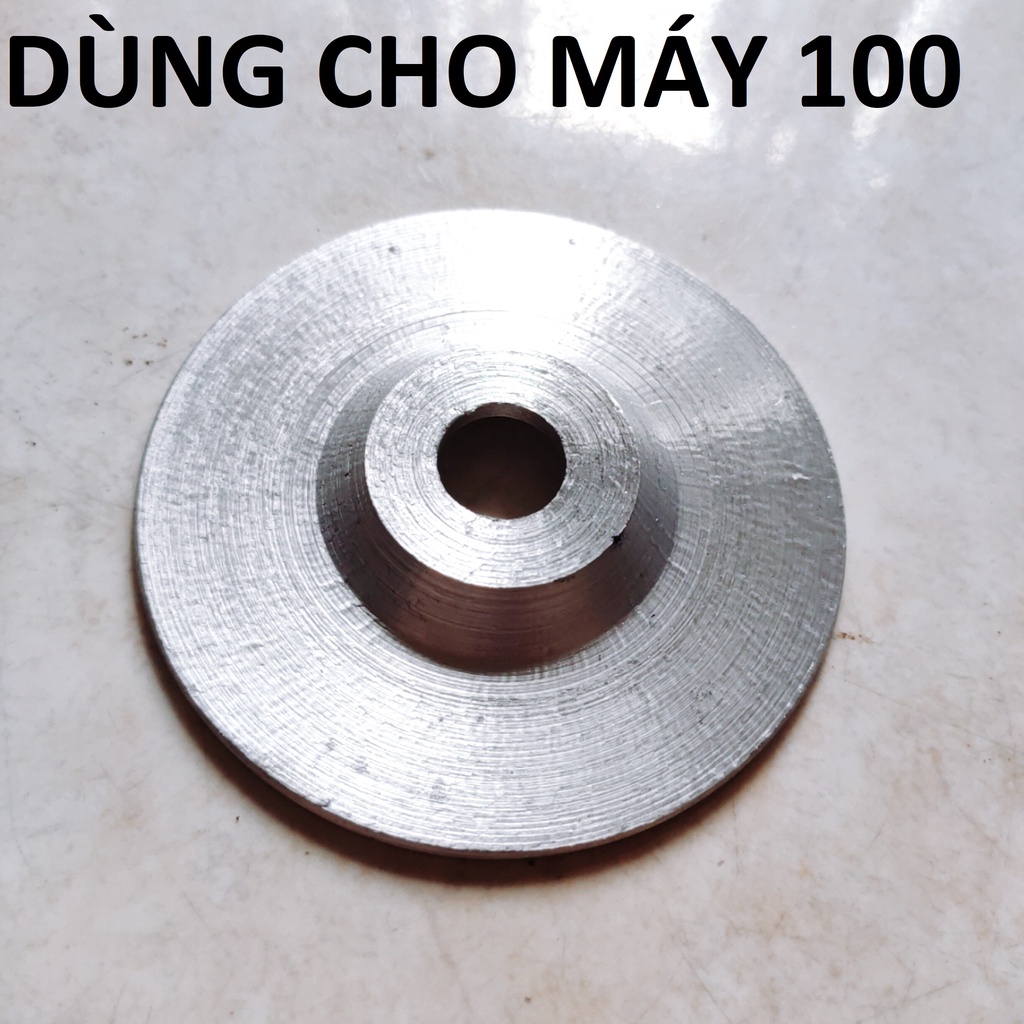 Đế trà nhám, đế dán giấy ráp loại không ren, chất liệu nhôm, dùng cho máy 100mm, dùng cho thợ mộc, cơ khí