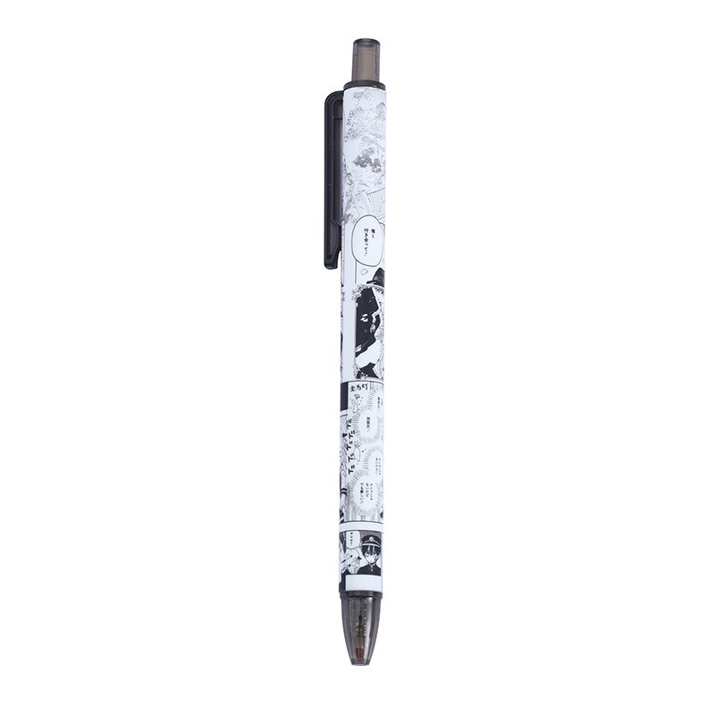 Bút Bi Mực Đen/Trắng Ngòi 0.5mm Thiết Kế Hoạt Hình Dễ Thương Tiện Dụng Cho Văn Phòng