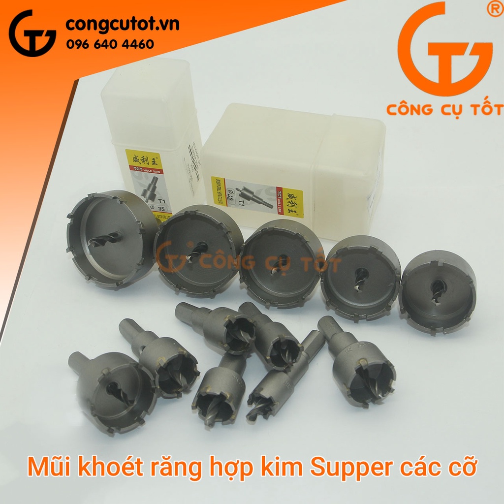 Mũi khoét sắt răng hợp kim chịu nhiệt tốt
