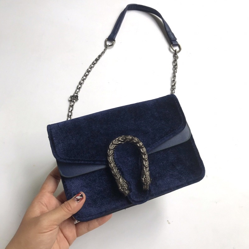 túi 2hand bằng nhung