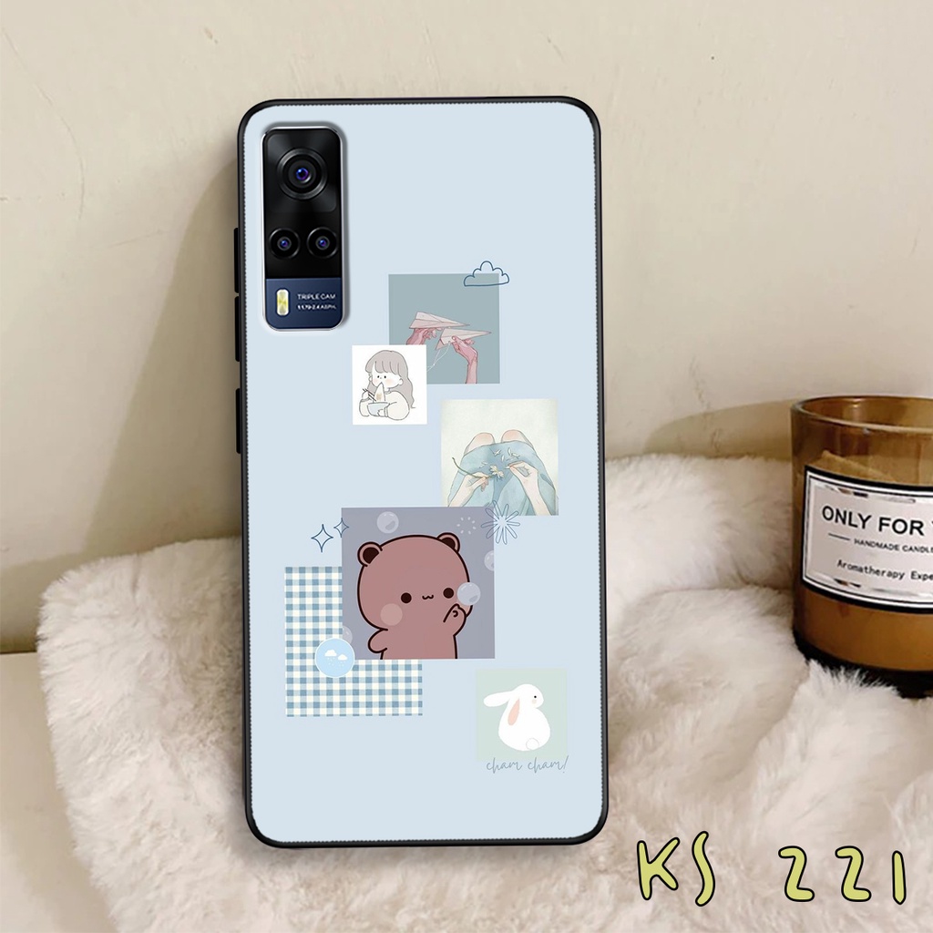 Ốp lưng Vivo Y72 5G - Y51 2020 - Y53s - Ốp lưng vivo in hình thỏ con dễ thương