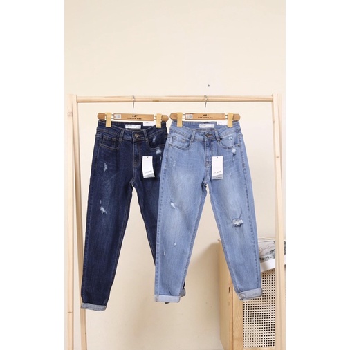 Quần jeans slimboy rách nhẹ ( QD67)