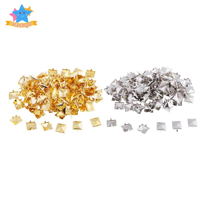 Set 100 Đinh Tán Hình Kim Tự Tháp 8mm Chuyên Dụng Làm Đồ Da