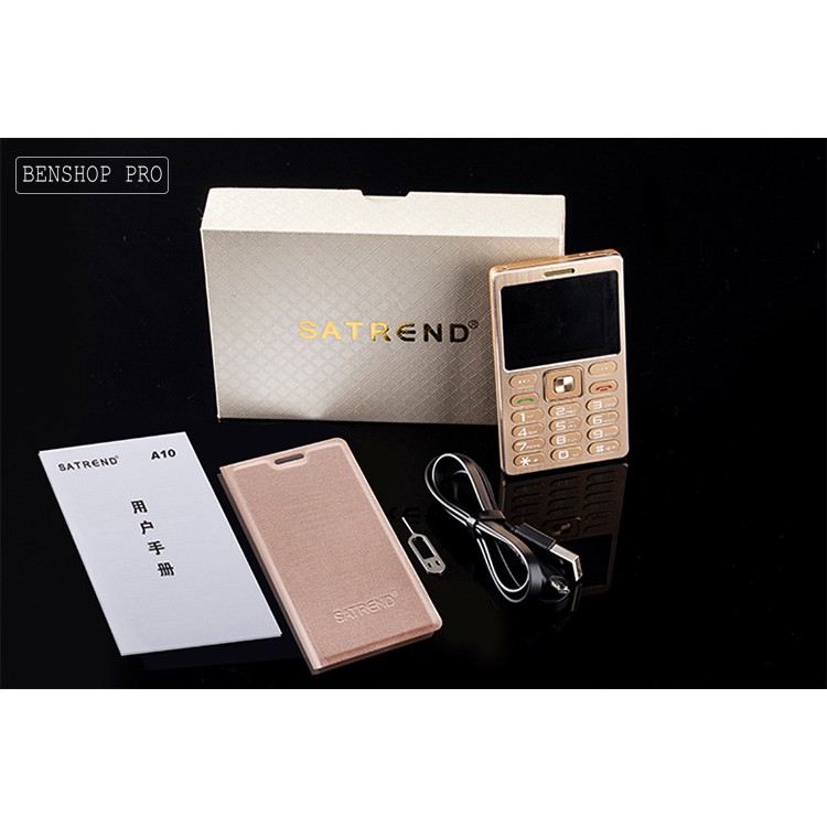 Điện thoại ATM Card Phone siêu mỏng Satrend A10 (Gold)