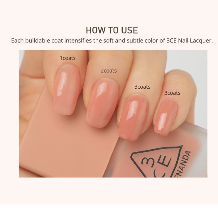 Sơn Móng Tay 3CE NAIL LACQUER