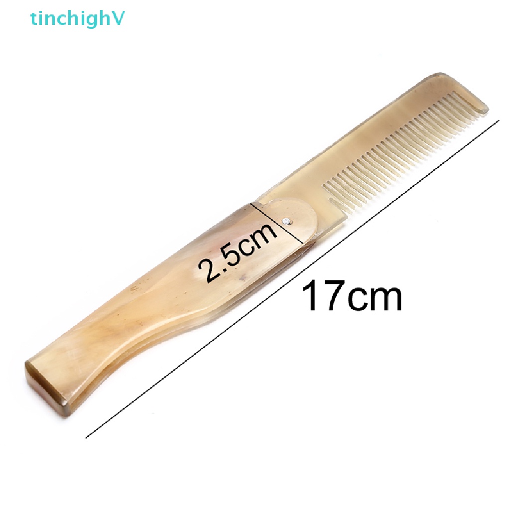 Lược Gấp Bỏ Túi Dạng Sừng Ox Dành Cho Nữ