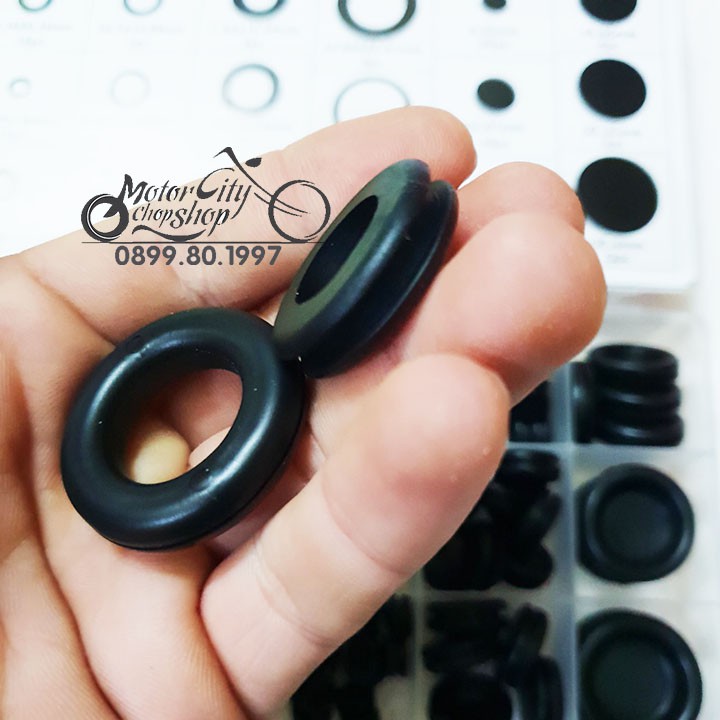 Bộ 125 Gioăng O-ring cho van xilanh, đường ống nước, ống ô tô