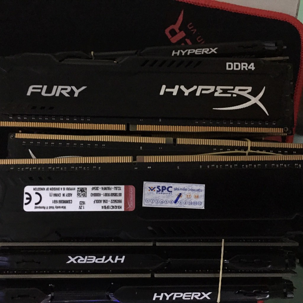 Ram 4G/DDR4/Bus 2133-2400 Kington Fury HyperX tản nhiệt- Hàng Chính Hãng Không kén main. | WebRaoVat - webraovat.net.vn