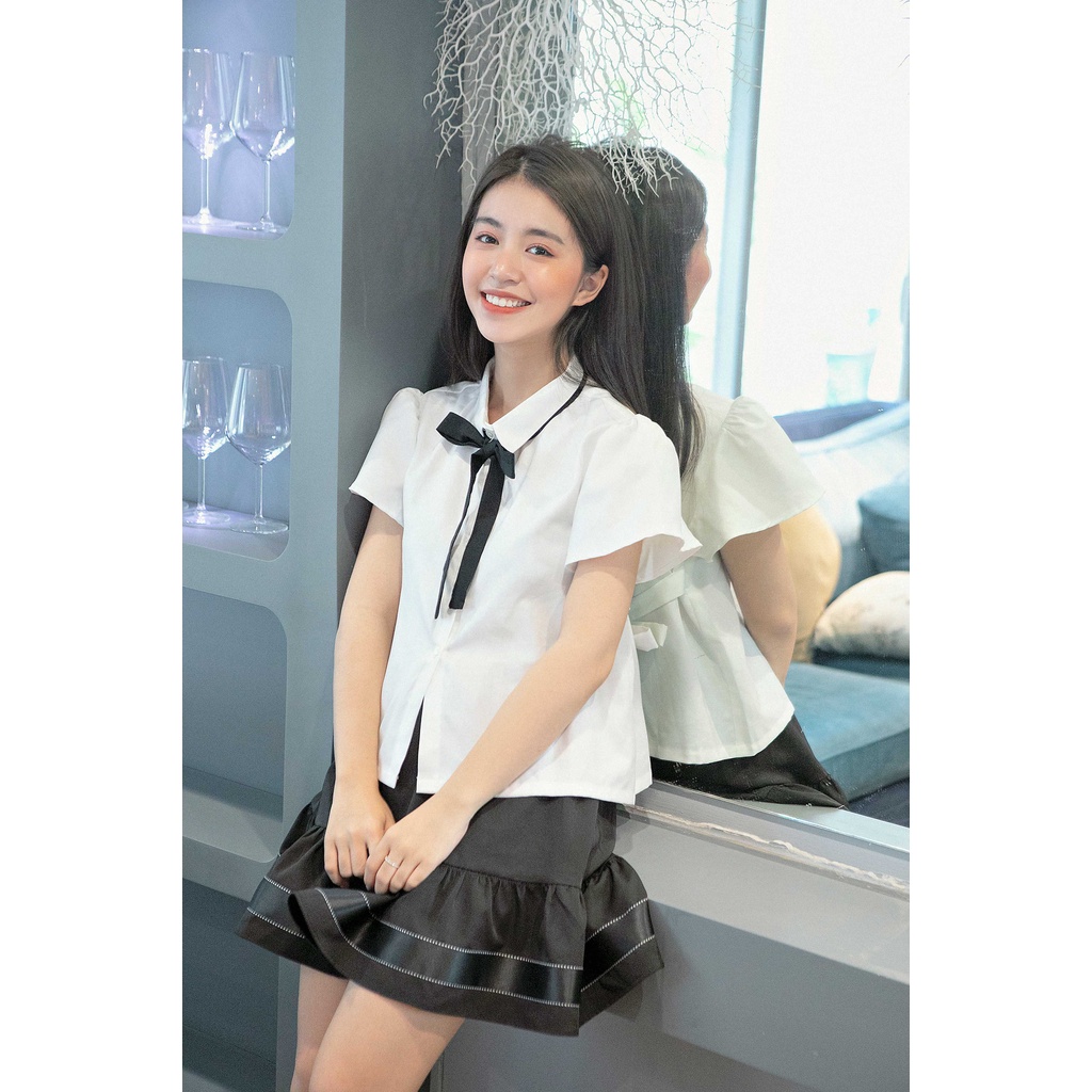 Áo sơ mi dáng A tay phồng - Cara shirt - SODA POP