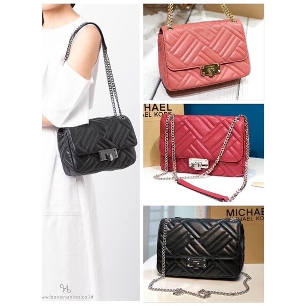 TNS-Túi đeo vai 2 kiểu da mềm chần kiểu thời trang peyton shoulder bag-ib chọn màu