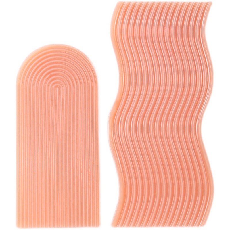 Khuôn Silicone Tạo Hình Bảng Gợn Sóng Làm Nhựa Epoxy Diy
