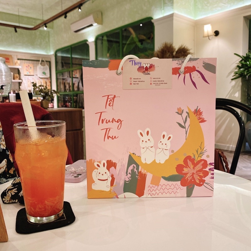 THỎ HỒNG 4 BÁNH - HỘP BÁNH TRUNG THU