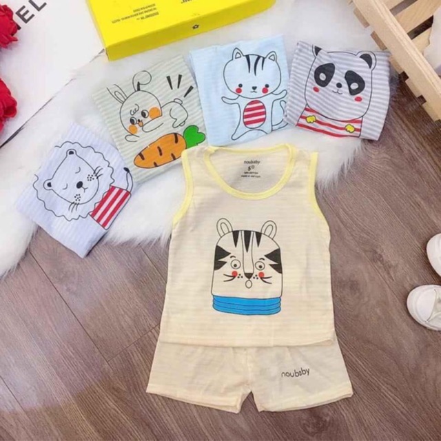 Combo 5 bộ kẻ noubaby cho bé