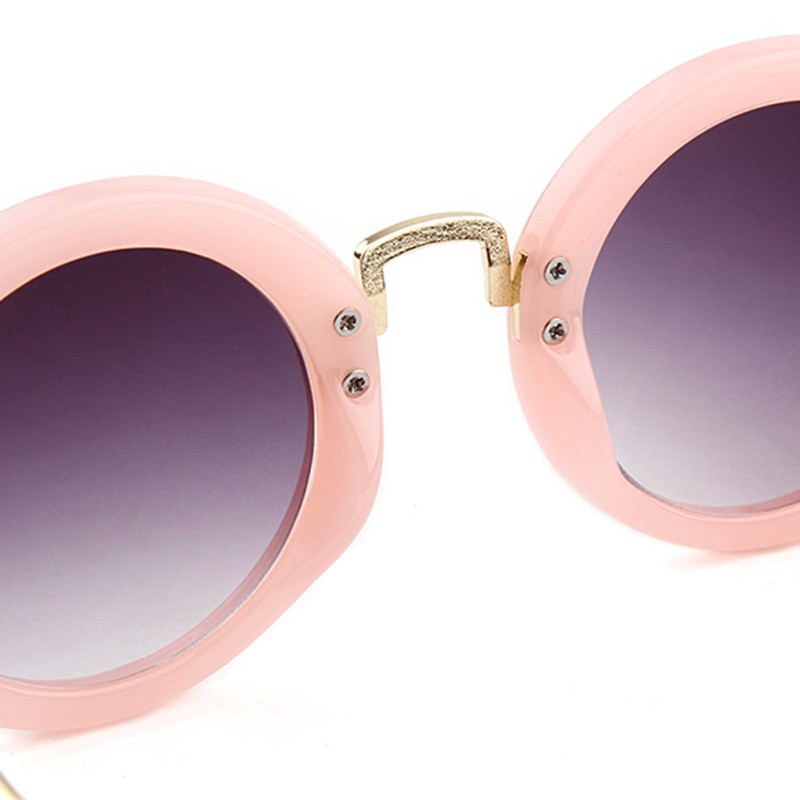 Kính mát thời trang gọng tròn đầy cá tính nhiều màu sắc dành cho nữ | BigBuy360 - bigbuy360.vn