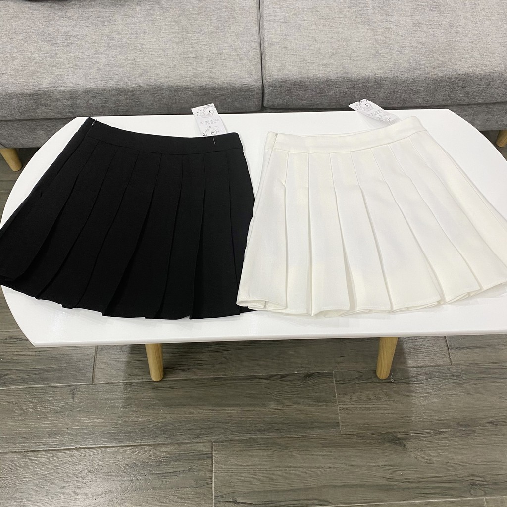Chân Váy Xòe Xếp Ly Tennis Skirt Vải Cotton Dầy Dặn | BigBuy360 - bigbuy360.vn