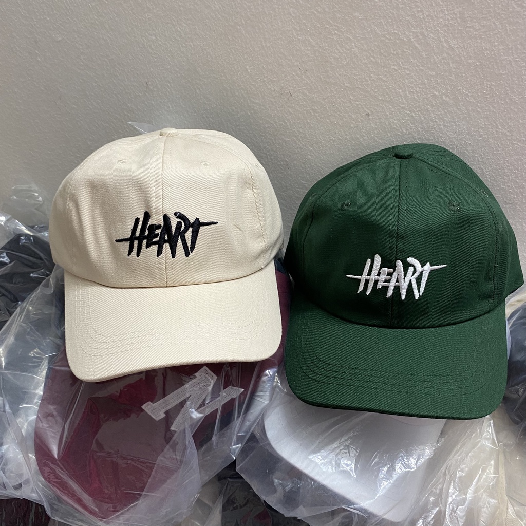 Mũ nón lưỡi trai chữ HEART thời trang unisex nam nữ - LT34
