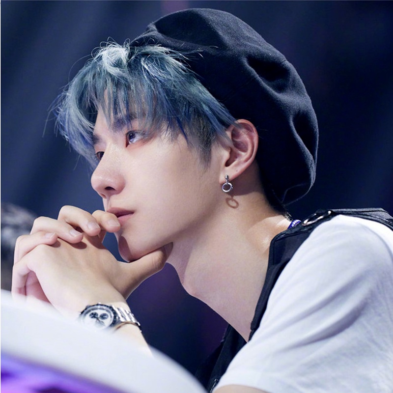 We Flower Khuyên Tai Hình Tròn Nhỏ Đơn Giản Dành Cho Nam Nữ