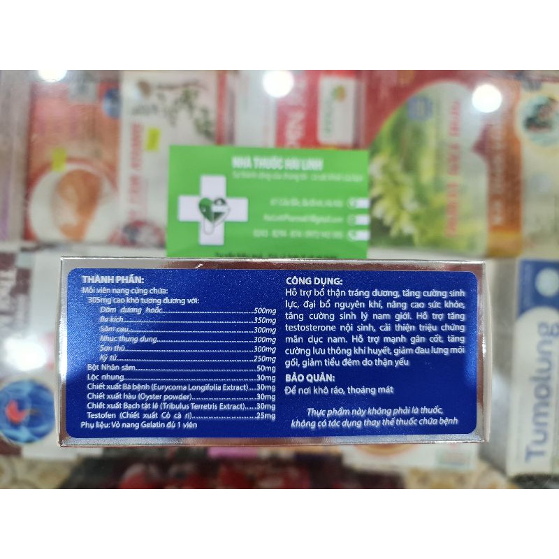 Viganam tâm bình – Hỗ trợ bổ thận tráng dương, đại bổ nguyên khí, giảm tiểu đêm do thận yếu