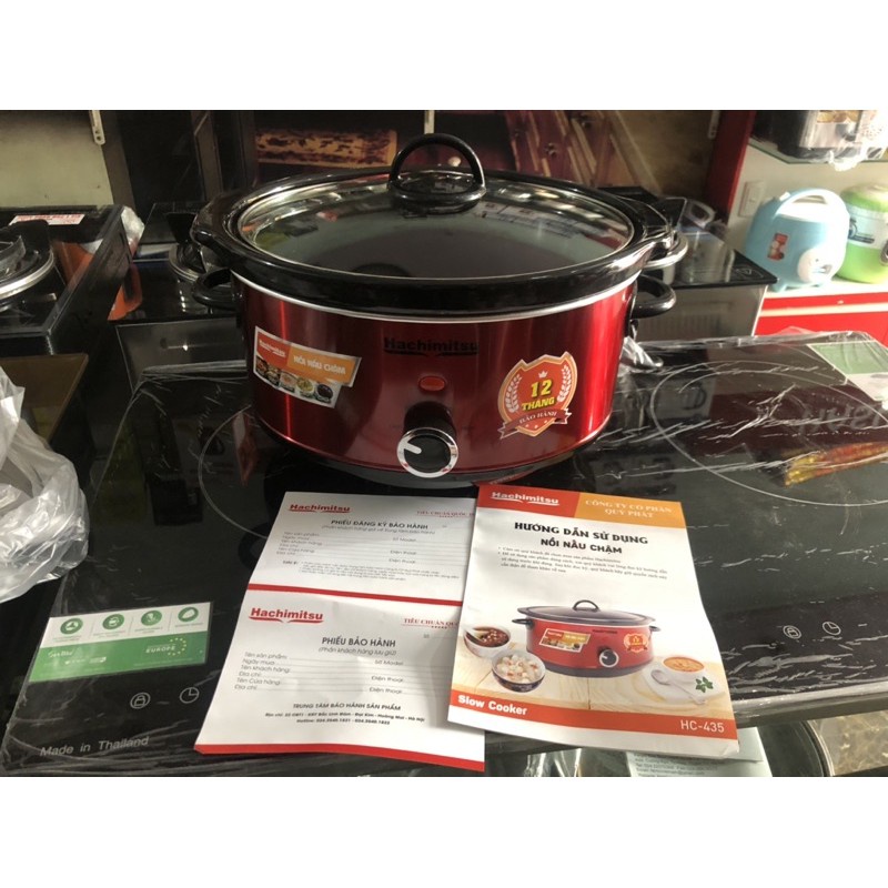 Nồi nấu chậm 3,5 lít HACHIMITSU 200w