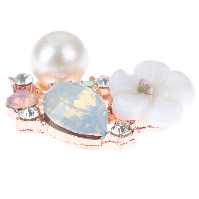 Set 10 KẹP TóC HìNh Hoa ĐíNh Kim Cương Giả NhiềU MàU SắC